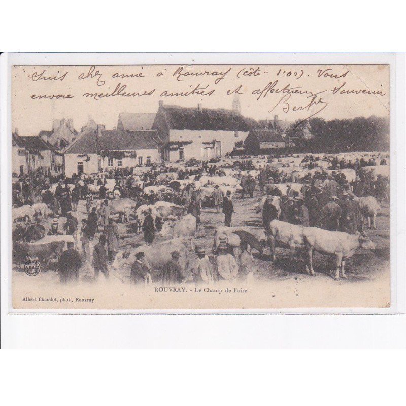 ROUVRAY: le champ de foire - état