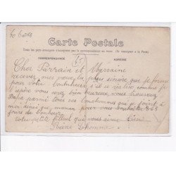 HUISSEAU-sur-MAUVES: la fanfare, sainte-barbe 1909 - état