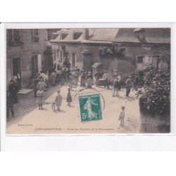 SAINT-CHRISTOPHE: sortie des ouvriers de la boutonnerie - très bon état