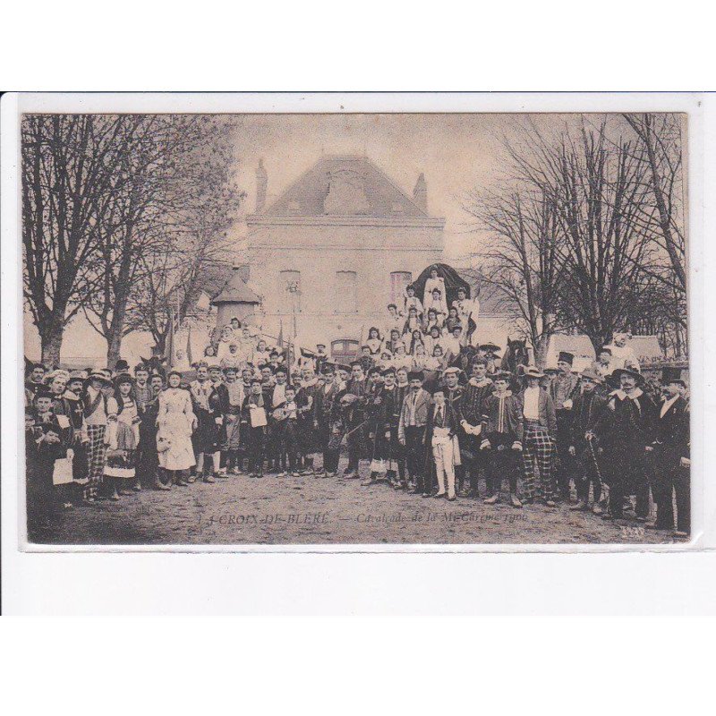 LA CROIX-de-BLERE: cavalcade de la mi-carême 1906 - très bon état