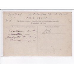 SONZAY: château de la motte - très bon état