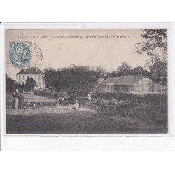 DOULON: le grand-blottereau, vue d'ensemble (château et serres) - très bon état