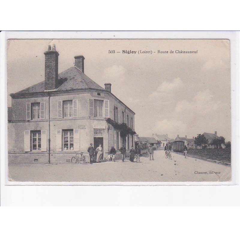 SIGLOY: route de châteauneuf, chemin de fer - état