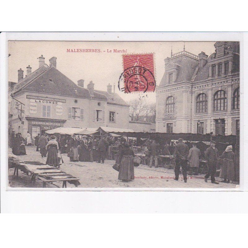 MALESHERBES: le marché, lacombe, tabac, épicerie mercerie - très bon état