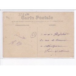 BARVILLE: l'abreuvoir et le pont du fusain, attelage - état