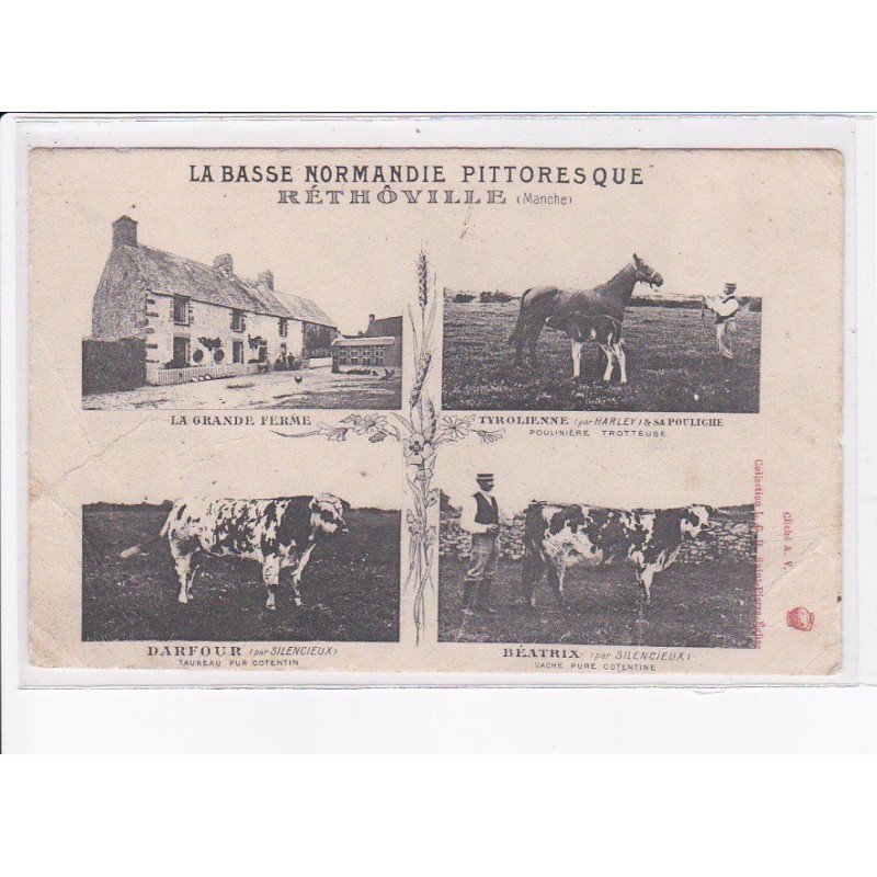 RETHOVILLE: grande ferme, tyrolienne, darfou, béatrix - état