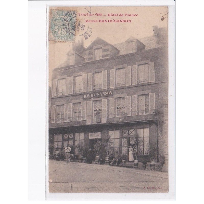 TESSY-sur-VIRE: hôtel de france, veuve david-sanson - état