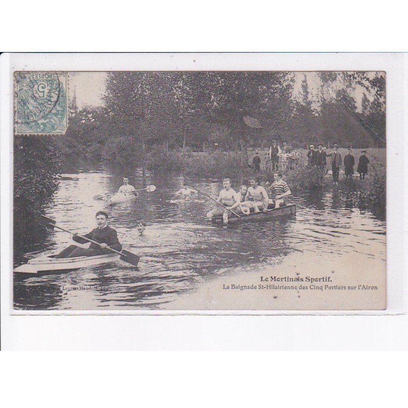 SAINT-HILAIRE-du-HARCOUET: le mortinet sportif, la baignade saint-hilairienne des cinq portiers sur l'airon - état
