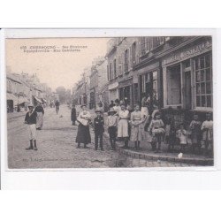 CHERBOURG: rue gambetta, boucherie centrale - très bon état