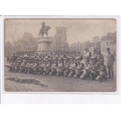 CHERBOURG: place napoléon, militaires - état