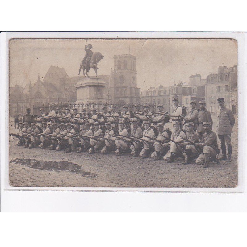 CHERBOURG: place napoléon, militaires - état