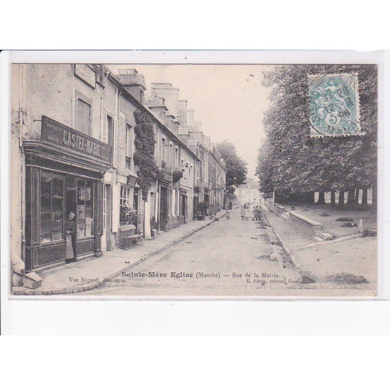 SAINTE-MERE EGLISE: rue de la mairie - très bon état