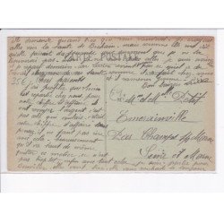 BEUVILLERS: café "poilu" et la place - très bon état