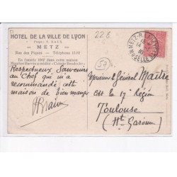 METZ: hôtel de la ville de lyon - très bon état