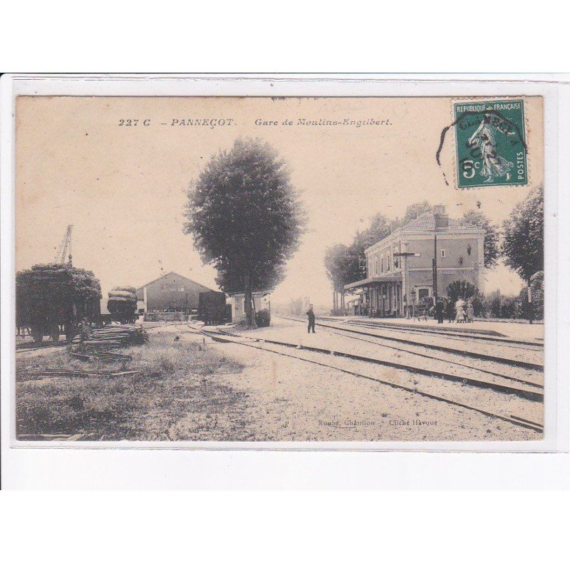PANNECOT: gare de moulins-engilbert - état