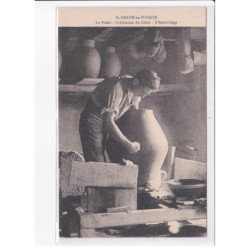 SAINT-AMAND-en-PUISAYE: le potier, fabrication du saloir, l'assemblage - très bon état