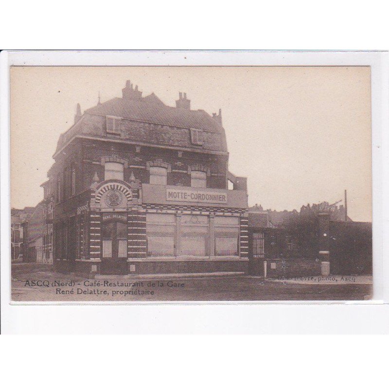 ASCQ: café-restaurant de la gare - très bon état