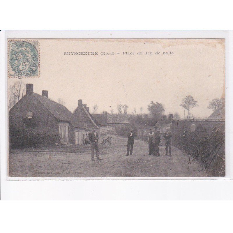 BUYSCHEURE: place du jeu de balle - état