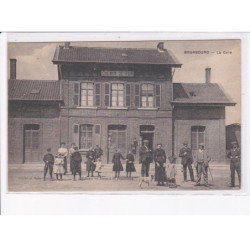 BOURBOURGG: la gare, chemin de fer - très bon état