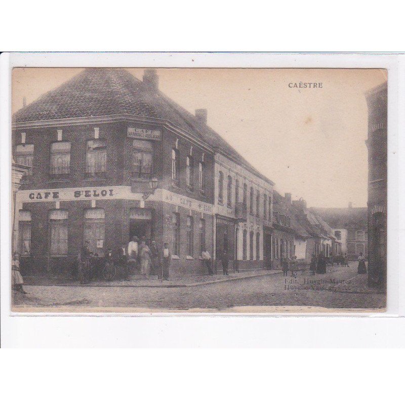 CAESTRE: la place, café saint-eloi - très bon état