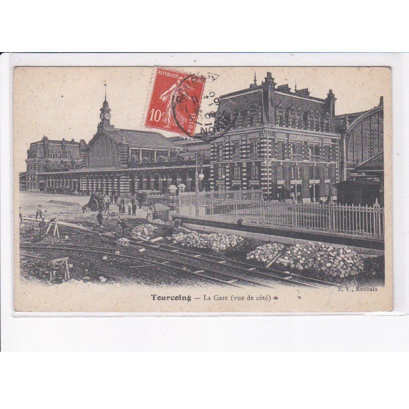 TOURCOING: la gare (vue de côté) - très bon état
