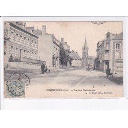 WIGNEHIES: la rue natioonale - très bon état