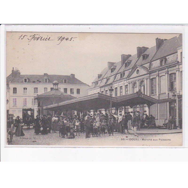 DOUAI: marché aux poissons - très bon état