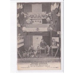 LILLE: fabrique de drapeaux, masques jouets et tous articles pour fêtes, maison asseman - très bon état