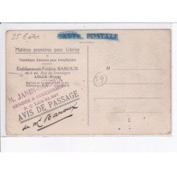 LILLE: vue des usines et magasin, automobile - état