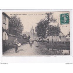 TILLE: rue THIEULOY-SAINT-ANTONE: église et rue de tourne-moulin - état