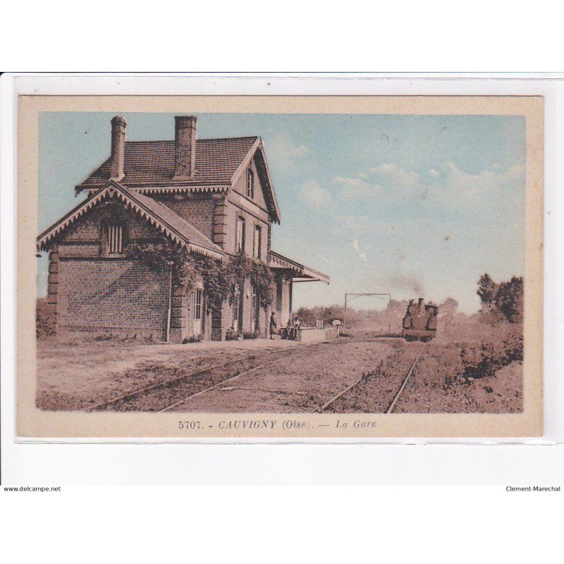 CAUVIGNY: la gare - très bon état