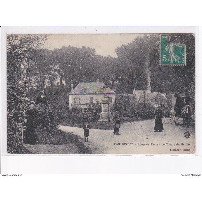CARLEPONT: route de tracy, le champ du merlier - état