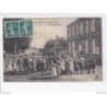 FONTAINE-LAVAGANNE: la place de la mairie et l'école - état