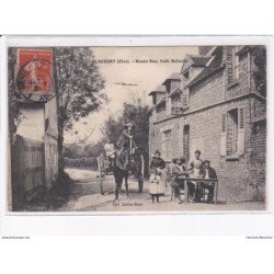 BLACOURT: haute rue, café delavier, attelage - état