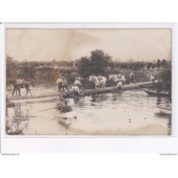 ENVIRONS COMPIEGNE: militaire, une traversé, chevaux - très bon état