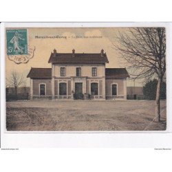MAREUIL-sur-OURCQ: la gare, extérieure - état