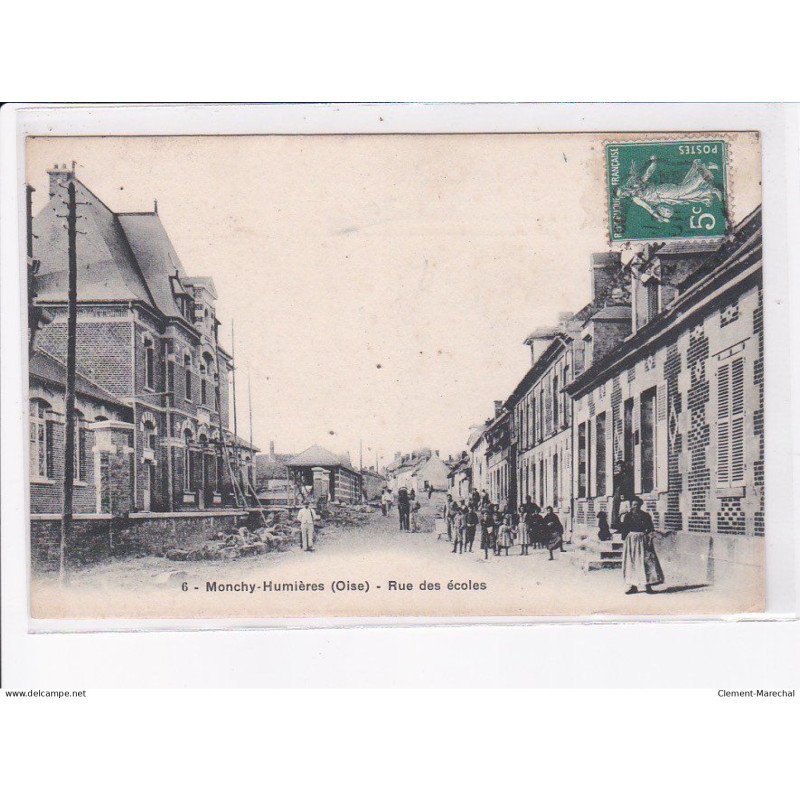MONCHY-HUMIERES: rue des écoles - très bon état