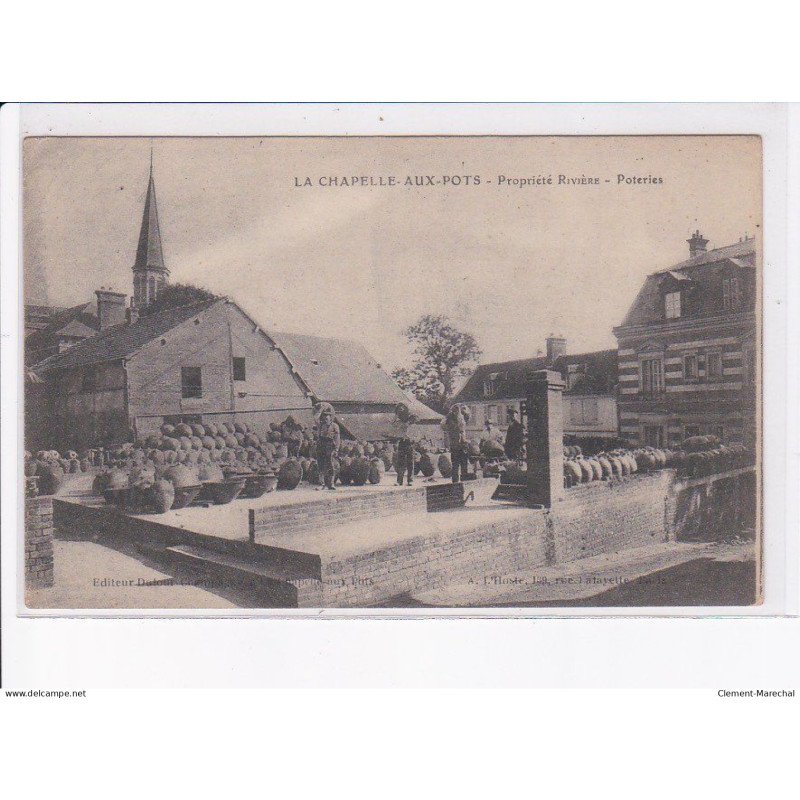 LA CHAPELLE aux POTS: propriété rivière, poteries - très bon état