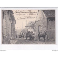 LA CHAPELLE aux POTS: rue du marché, attelage - très bon état
