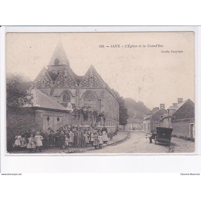 JAUX: l'église ert la grand'rue - très bon état