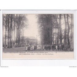 HETOMESNIL: l'école, la place publique - très bon état