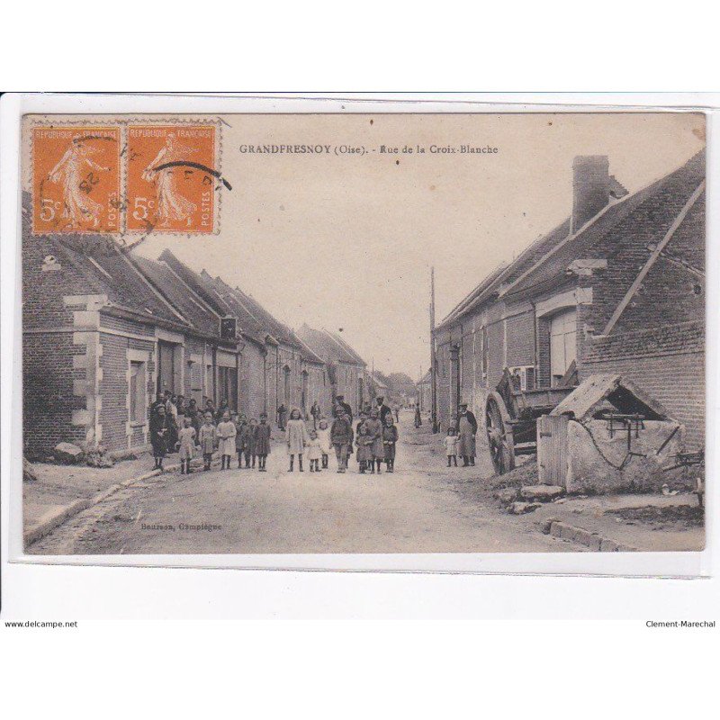 GRANDFRESNOY: rue de la croix-blanche - très bon état