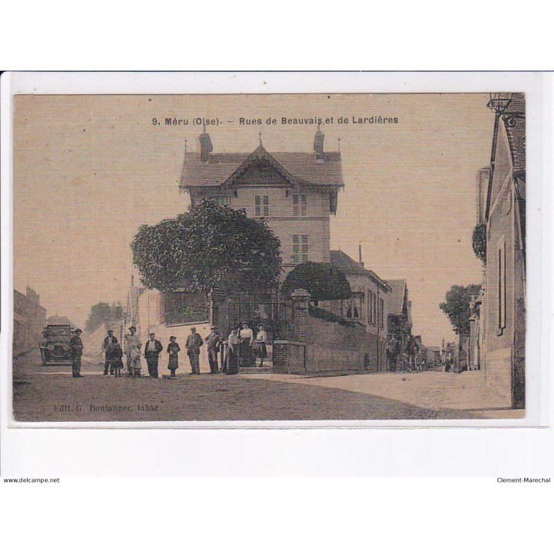 MERU: rues de beauvais et de lardières, automobile - très bon état