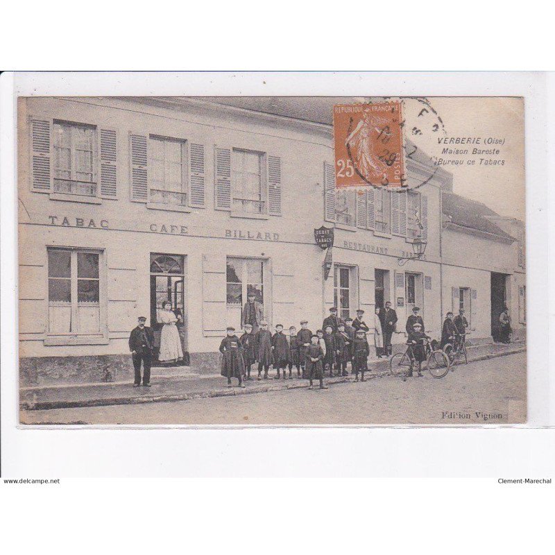 VERBERIE: tabac, café, billard, maison bareste, bureau de tabacs - très bon état