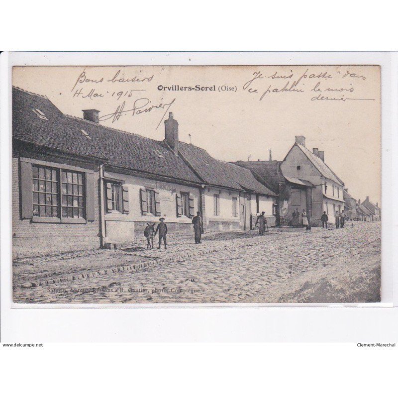 ORVILLERS-SOREL: la route de flandre - très bon état