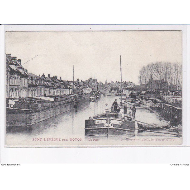 PONT-L'EVEQUE: le port - très bon état