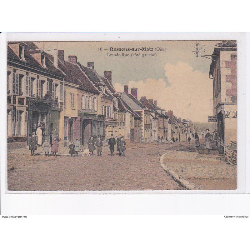 RESSONS-sur-MATZ: grande-rue (côté gauche) - très bon état