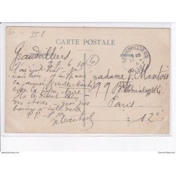 GRANVILLERS: la gare, train - très bon état