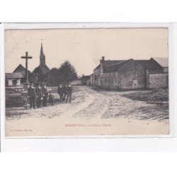 DOSSAINVILLE: la place et l'église - très bon état