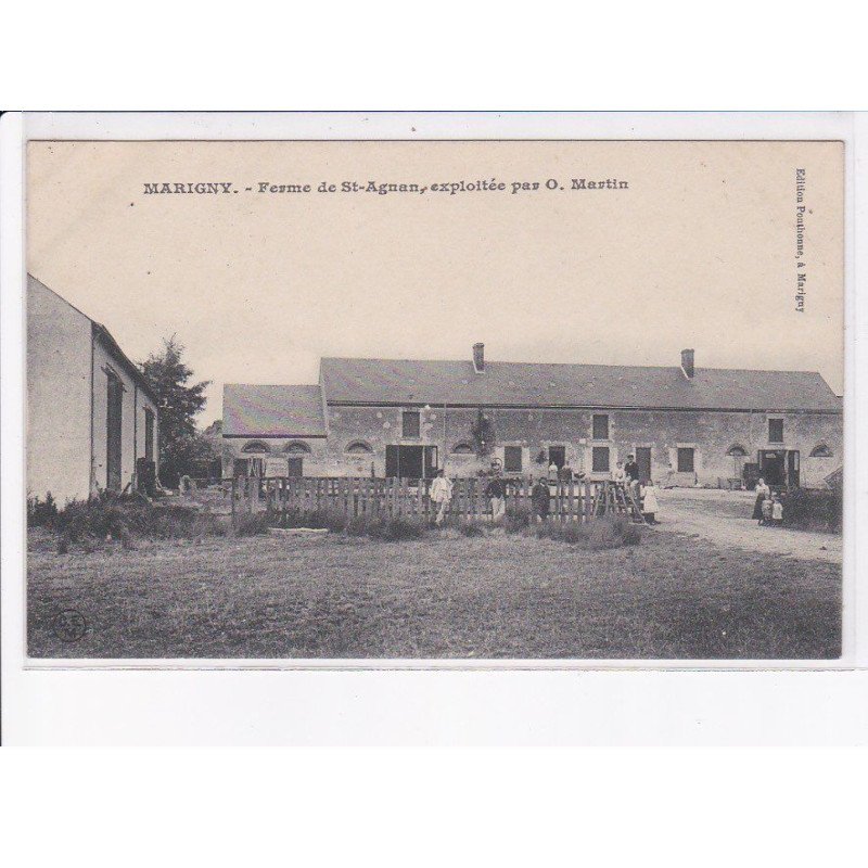 MARIGNY: ferme de saint-agnan, exploitée par O. Martin - très bon état